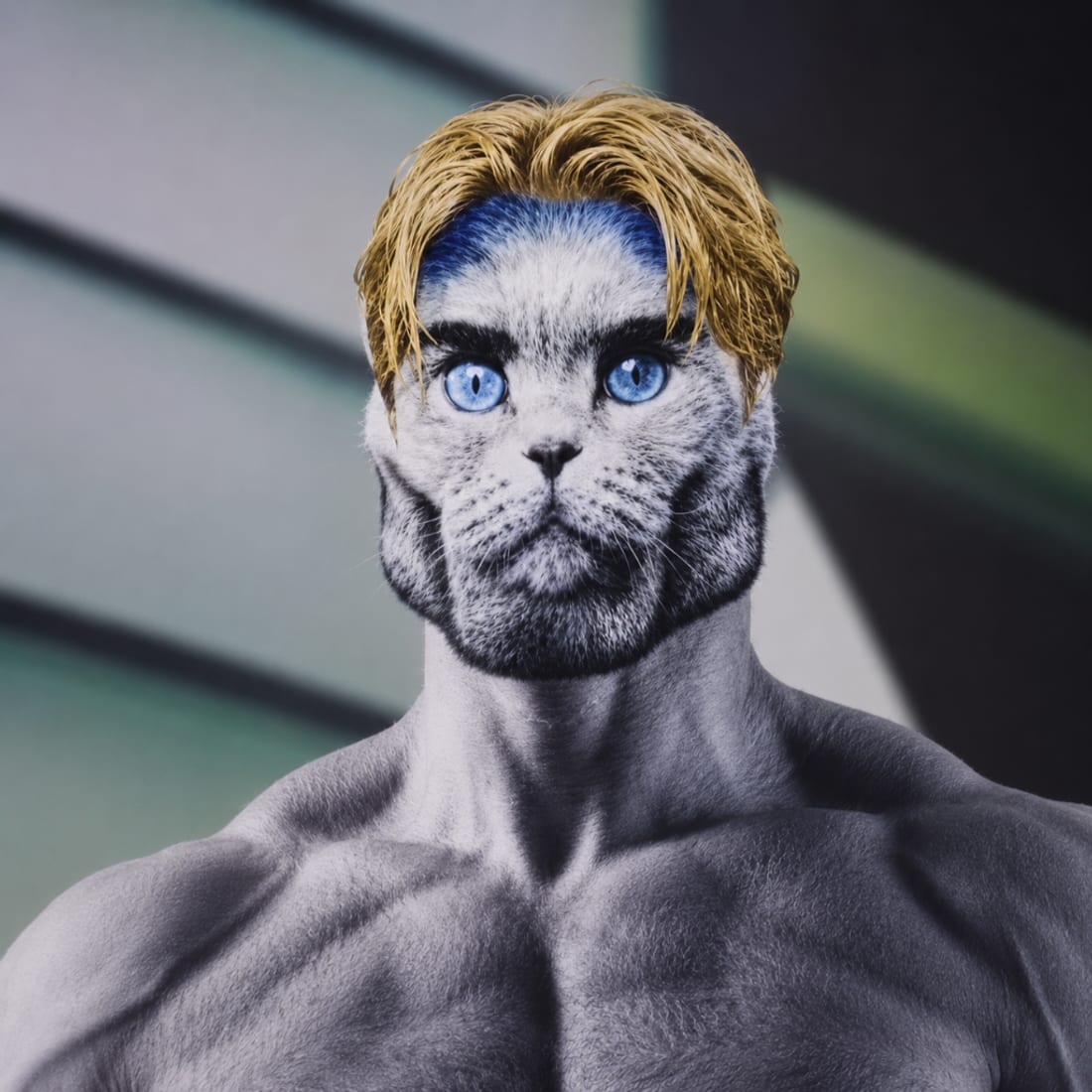 GigaCat bust portrait